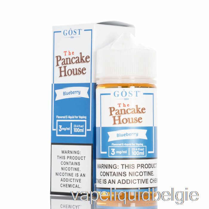 Vape Vloeibare Bosbes - Het Pannenkoekenhuis - Gost Vapor - 100ml 3mg